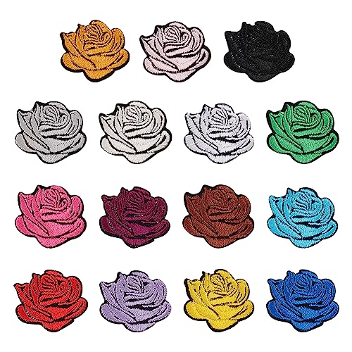 FINGERINSPIRE 60 Stück Rosenblüten Applikationsflicken 15 Farben Zum Aufbügeln/Aufnähen Bestickte Flicken Blumen Stickapplikationen Bestickte DIY Flicken Für Kleidung Jacke Rucksack Hut Dekoration FINGERINSPIRE 60 Stück Rosenblüten Applikationsflicken 15 Farben Zum Aufbügeln/Aufnähen Bestickte Flicken Blumen Stickapplikationen Bestickte DIY Flicken Für Kleidung Jacke Rucksack Hut Dekoration von FINGERINSPIRE