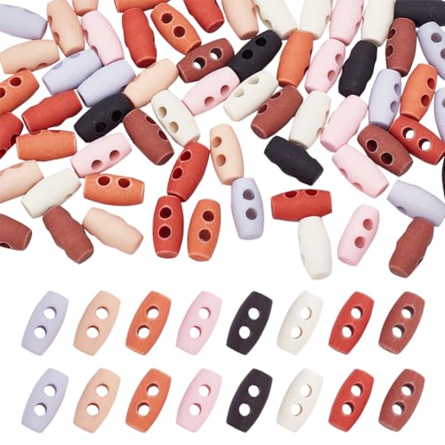 FINGERINSPIRE 64 Stück Winzige Nähhorn Knebelknöpfe 15 mm 2 Loch Mini Kunststoff Knebelknöpfe 8 Farben Mikro Nähknöpfe In Olivenform Kleine Mantel Nähknöpfe Für DIY Mantel Kleidungsdekoration FINGERINSPIRE 64 Stück Winzige Nähhorn Knebelknöpfe 15 mm 2 Loch Mini Kunststoff Knebelknöpfe 8 Farben Mikro Nähknöpfe In Olivenform Kleine Mantel Nähknöpfe Für DIY Mantel Kleidungsdekoration von FINGERINSPIRE