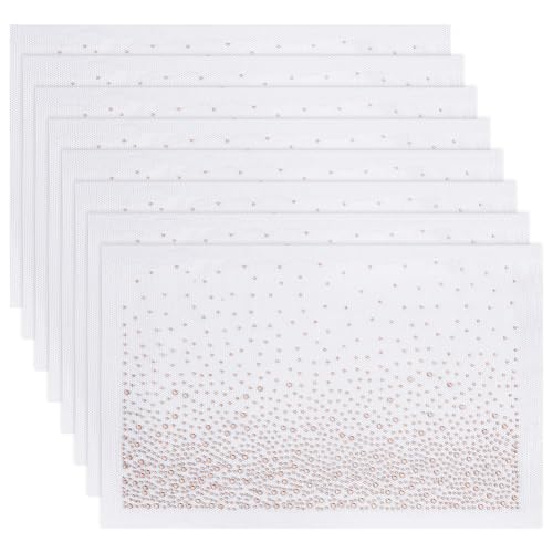 FINGERINSPIRE 8 Bogen Glitzer Strass Aufbügler Cornsilk Strass Hotfix Applikationen Kristall Strass Aufkleber Hot Melt Funkelnde Flache Runde Strass Aufnäher Zur Verzierung von Kleidung von FINGERINSPIRE