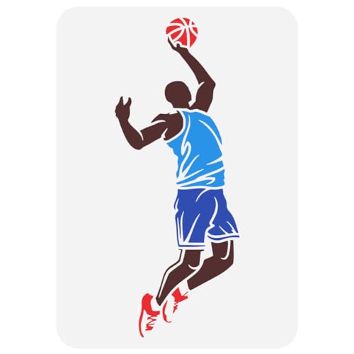 FINGERINSPIRE Basketballspieler Malschablone 21x29.7 cm Basketball Schablone Ballspiele Schablone Sportler Schablone Ballspieler Schablone Sportthema Malvorlage Zum Malen Auf Wandholz FINGERINSPIRE Basketballspieler Malschablone 21x29.7 cm Basketball Schablone Ballspiele Schablone Sportler Schablone Ballspieler Schablone Sportthema Malvorlage Zum Malen Auf Wandholz von FINGERINSPIRE