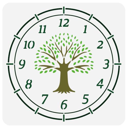 FINGERINSPIRE Baum Des Lebens Zifferblatt Malschablone 30x30 cm Kunststoff PET Runde Zifferblatt Schablone Zum Malen Ausgehöhlter Baum Des Lebens Zeichnungsvorlage Uhr Thema Schablone Für Handwerk FINGERINSPIRE Baum Des Lebens Zifferblatt Malschablone 30x30 cm Kunststoff PET Runde Zifferblatt Schablone Zum Malen Ausgehöhlter Baum Des Lebens Zeichnungsvorlage Uhr Thema Schablone Für Handwerk von FINGERINSPIRE