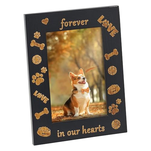 FINGERINSPIRE Bilderrahmen Zum Gedenken An Hunde 15x20cm Für Immer In Unseren Herzen Rahmen Zum Gedenken An Hunde Rechteckiger Bilderrahmen Aus Holz Mit Kunststoff Rahmen Für Verstorbene Hunde FINGERINSPIRE Bilderrahmen Zum Gedenken An Hunde 15x20cm Für Immer In Unseren Herzen Rahmen Zum Gedenken An Hunde Rechteckiger Bilderrahmen Aus Holz Mit Kunststoff Rahmen Für Verstorbene Hunde von FINGERINSPIRE