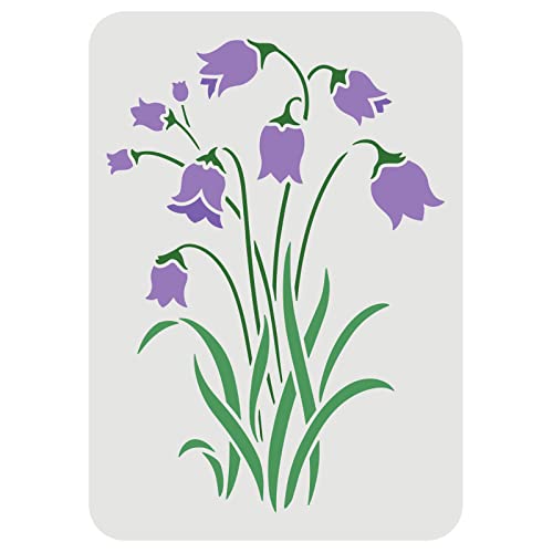 FINGERINSPIRE Campanula Schablone 29.7x21cm Glockenblume Kunststoff Schablonen Glockenblume Rechteckig Wiederverwendbar, Blumen Stencil Schablonen Heimdekoration Für Holzboden, Wand FINGERINSPIRE Campanula Schablone 29.7x21cm Glockenblume Kunststoff Schablonen Glockenblume Rechteckig Wiederverwendbar, Blumen Stencil Schablonen Heimdekoration Für Holzboden, Wand von FINGERINSPIRE