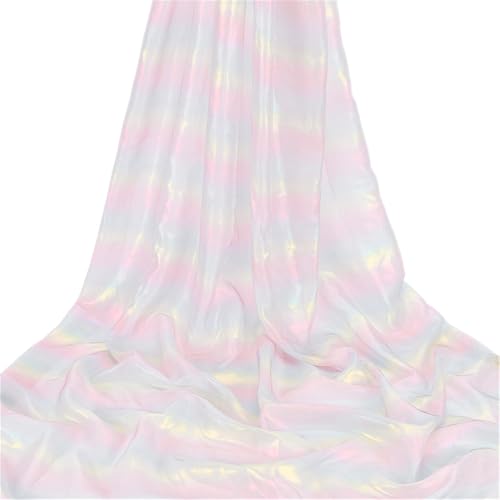 FINGERINSPIRE Chiffon Voile Kleiderstoff 0.9x1.5 m Chiffon Stoff Mit Laserfarbverlauf Magischer Regenbogen Polyesterstoff Regenbogenfarben Kostüm Dekorationen Für Hochzeitskleider Partys FINGERINSPIRE Chiffon Voile Kleiderstoff 0.9x1.5 m Chiffon Stoff Mit Laserfarbverlauf Magischer Regenbogen Polyesterstoff Regenbogenfarben Kostüm Dekorationen Für Hochzeitskleider Partys von FINGERINSPIRE