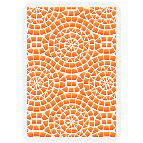 FINGERINSPIRE Holtz Mosaik Schablone 29.7x21cm Mosaik Schablone Kunststoff Geometrische Kreis Muster Schablonen Wiederverwendbar Schicht Schablone DIY Kunst Schablonen Zum Malen Auf Holz Wandstoff FINGERINSPIRE Holtz Mosaik Schablone 29.7x21cm Mosaik Schablone Kunststoff Geometrische Kreis Muster Schablonen Wiederverwendbar Schicht Schablone DIY Kunst Schablonen Zum Malen Auf Holz Wandstoff von FINGERINSPIRE
