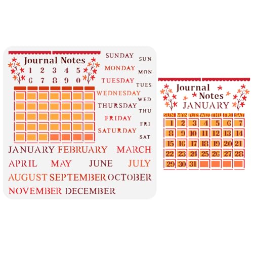FINGERINSPIRE Kalender Schablone 30x30 cm Tagebuch Notizen Malschablone Kunststoff Zahl Monat Woche Buchstaben Und Blumen Muster Schablone Für Notizbuch Tagebuch Sammelalbum FINGERINSPIRE Kalender Schablone 30x30 cm Tagebuch Notizen Malschablone Kunststoff Zahl Monat Woche Buchstaben Und Blumen Muster Schablone Für Notizbuch Tagebuch Sammelalbum von FINGERINSPIRE