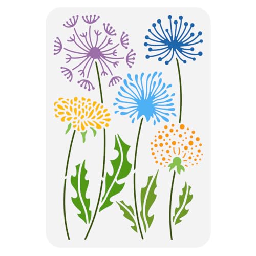 FINGERINSPIRE Löwenzahn Schablone Zum Malen 21x29.7 cm Große Löwenzahn Blumen Zeichenvorlage Kunststoff PET Löwenzahnblätter Malschablone Pflanzenthema Vorlage Zum Malen Auf Holz FINGERINSPIRE Löwenzahn Schablone Zum Malen 21x29.7 cm Große Löwenzahn Blumen Zeichenvorlage Kunststoff PET Löwenzahnblätter Malschablone Pflanzenthema Vorlage Zum Malen Auf Holz von FINGERINSPIRE