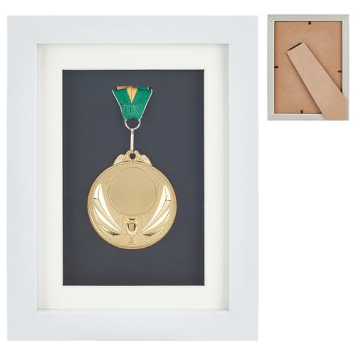 FINGERINSPIRE Medaillen Präsentationsrahmen 15.2x20.3cm Einzelner Medaillen Präsentationsständer Aus Holz Bilderrahmen Präsentationsständer Medaillenhalter Rahmen Weißer Medaillen Präsentationskoffer FINGERINSPIRE Medaillen Präsentationsrahmen 15.2x20.3cm Einzelner Medaillen Präsentationsständer Aus Holz Bilderrahmen Präsentationsständer Medaillenhalter Rahmen Weißer Medaillen Präsentationskoffer von FINGERINSPIRE