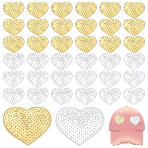 FINGERINSPIRE Pailletten-Aufnäher zum Aufbügeln, 5,3 x 6,3 cm, silberfarben/hellkhaki, glitzernd, für Schuhe, Kleidung, Hüte, Rucksäcke, Kostüm-Accessoires, 40 Stück FINGERINSPIRE Pailletten-Aufnäher zum Aufbügeln, 5,3 x 6,3 cm, silberfarben/hellkhaki, glitzernd, für Schuhe, Kleidung, Hüte, Rucksäcke, Kostüm-Accessoires, 40 Stück von FINGERINSPIRE