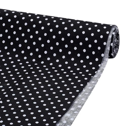FINGERINSPIRE Schwarze Mini Polka Dot Fat Quarters Quilt Stoffbündel 102x158cm Baumwoll Patchworkstoff Zum Nähen Und Basteln Für Handgefertigte Bastelbedarfsartikel Kleidungszubehör FINGERINSPIRE Schwarze Mini Polka Dot Fat Quarters Quilt Stoffbündel 102x158cm Baumwoll Patchworkstoff Zum Nähen Und Basteln Für Handgefertigte Bastelbedarfsartikel Kleidungszubehör von FINGERINSPIRE
