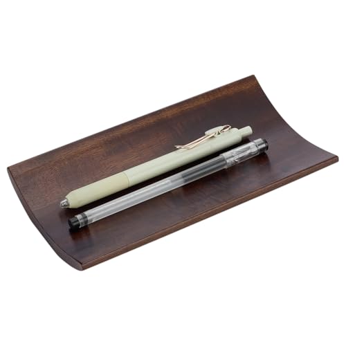 FINGERINSPIRE Stifteablage Aus Holz Stiftehalter Bogenform Walnussholz Stifteablage Aus Kokosnussbraun Holzstifte Schreibtischablage Organizer Für Bleistifte Schreibtisch Büro Schreibtischdekoration von FINGERINSPIRE