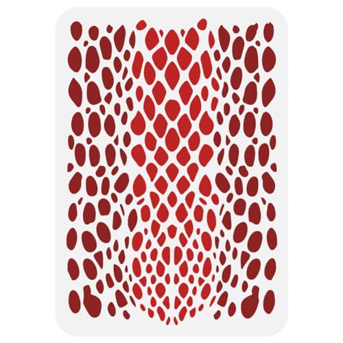 FINGERINSPIRE Tarnschablone Mit Schlangenhaut Motiv Zum Malen 21x29.7 cm Große Tarn Malschablone Mit PET Motiv Ausgehöhlte Zeichenvorlage Mit Schlangenhaut Motiv Schablone Mit Täglichem Thema FINGERINSPIRE Tarnschablone Mit Schlangenhaut Motiv Zum Malen 21x29.7 cm Große Tarn Malschablone Mit PET Motiv Ausgehöhlte Zeichenvorlage Mit Schlangenhaut Motiv Schablone Mit Täglichem Thema von FINGERINSPIRE