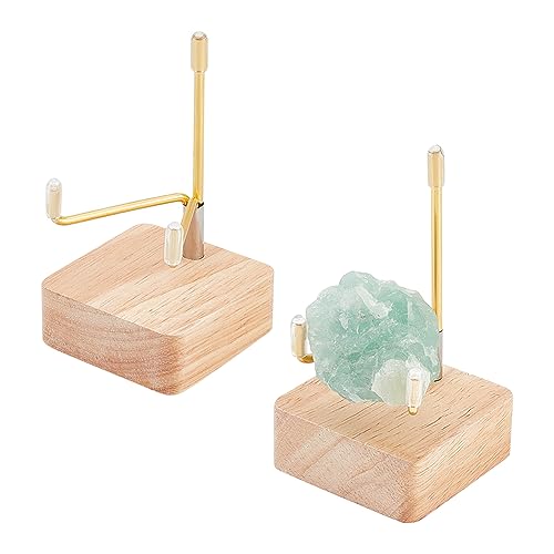 FINGERINSPIRE Verstellbare Metallarme Kristall Ausstellungsständer Mit Holzsockel 5x5x9 cm Goldener Eisenarm Edelstein Staffeleien Gegenstandsständer Für Achat Mineral Fossilien Sammlungen FINGERINSPIRE Verstellbare Metallarme Kristall Ausstellungsständer Mit Holzsockel 5x5x9 cm Goldener Eisenarm Edelstein Staffeleien Gegenstandsständer Für Achat Mineral Fossilien Sammlungen von FINGERINSPIRE