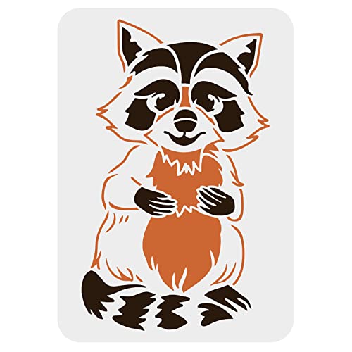 FINGERINSPIRE Waschbär-Malschablone 21x29.7 cm Wiederverwendbare Waschbär-Zeichnungsschablone DIY-Bastel-Waschbär-Muster-Zeichnungsschablone Tiermotiv-Schablone Zum Malen Auf Wandholzmöbeln FINGERINSPIRE Waschbär-Malschablone 21x29.7 cm Wiederverwendbare Waschbär-Zeichnungsschablone DIY-Bastel-Waschbär-Muster-Zeichnungsschablone Tiermotiv-Schablone Zum Malen Auf Wandholzmöbeln von FINGERINSPIRE