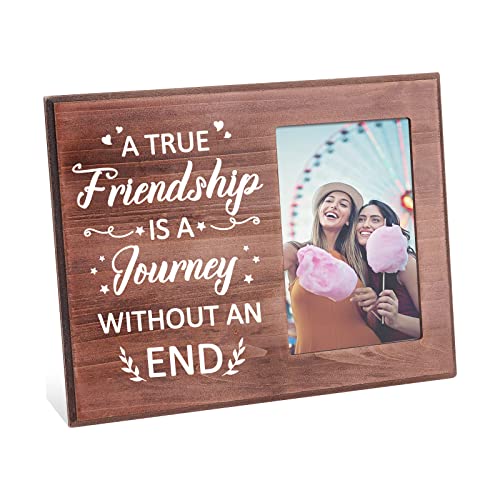 FINGERINSPIREine wahre Freundschaft ist eine Reise ohne Ende Bilderrahmen aus Holz für den besten Freund 10x15cm einzigartiges Geburtstags Fotorahmen Geschenk Abschlussgeschenke Abschiedsgeschenke FINGERINSPIREine wahre Freundschaft ist eine Reise ohne Ende Bilderrahmen aus Holz für den besten Freund 10x15cm einzigartiges Geburtstags Fotorahmen Geschenk Abschlussgeschenke Abschiedsgeschenke von FINGERINSPIRE