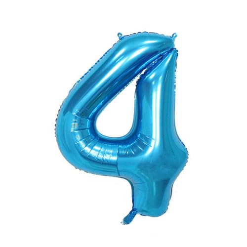 Folienballon 10 Stück 40 Zoll Blauer Aluminium-Ballon-Weihnachtsparty-Dekorations-Dekorations-Dekorationszubehör - Blau 4 von FIOLIRTL