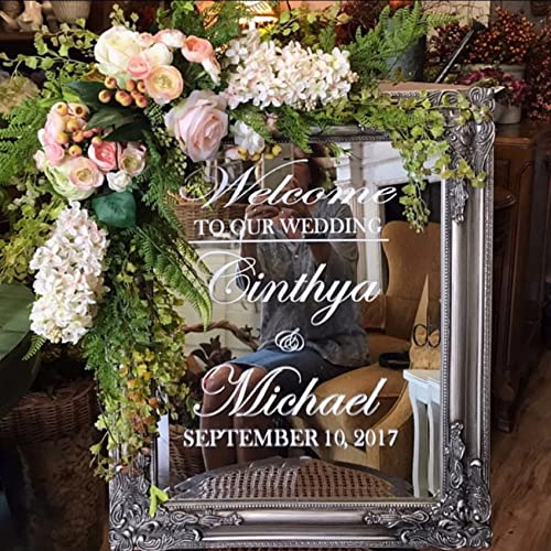 FIONEL Personalisierte Hochzeitsaufkleber, Wasserdicht, Vinyl, Klassisch, Sticker FIONEL Personalisierte Hochzeitsaufkleber, Wasserdicht, Vinyl, Klassisch, Sticker von FIONEL