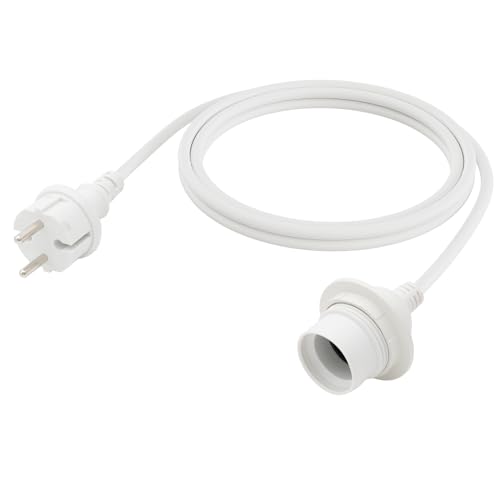 FIRMERST Wasserdichte Lampenfassung E27 mit Kabel Outdoor 5m Weiß FIRMERST Wasserdichte Lampenfassung E27 mit Kabel Outdoor 5m Weiß von FIRMERST