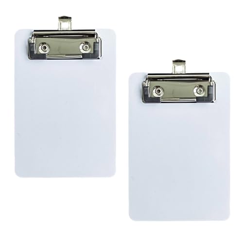 2 PCs Kleine Klemmbretter Praktische Clipboards Schreiben Von Plastikklemmwidern Für Büroschule Und Labor 2 PCs Kleine Klemmbretter Praktische Clipboards Schreiben Von Plastikklemmwidern Für Büroschule Und Labor von FIRSTXIU
