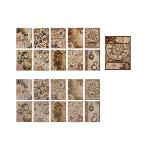 20 Blätter Scrapbooking Papier Dekorativen Retro Ästhetikaufkleber Für Scrapbooking Journal Bildrahmen Telefon Hülle Craft Vintage Envelope Sealsticker 20 Blätter Scrapbooking Papier Dekorativen Retro Ästhetikaufkleber Für Scrapbooking Journal Bildrahmen Telefon Hülle Craft Vintage Envelope Sealsticker von FIRSTXIU