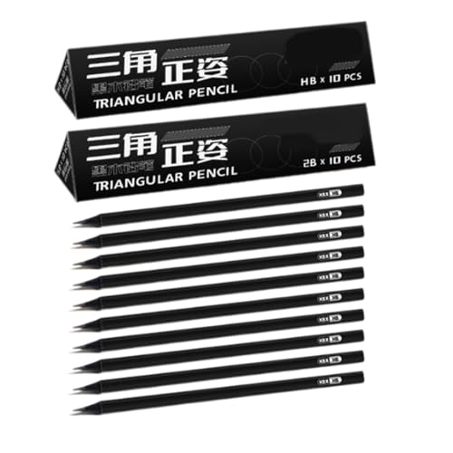 20 PCs Holzstifte 2b Dreieckige Zeichnung Bleistiftschule Für Tests Und Tägliche Verwendung Von Dreieckigen Schreiben Für Die Schule 20 PCs Holzstifte 2b Dreieckige Zeichnung Bleistiftschule Für Tests Und Tägliche Verwendung Von Dreieckigen Schreiben Für Die Schule von FIRSTXIU