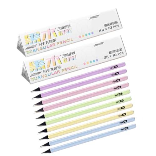 20 PCs Holzstifte 2b Dreieckige Zeichnung Bleistiftschule Für Tests Und Tägliche Verwendung Von Dreieckigen Schreiben Für Die Schule 20 PCs Holzstifte 2b Dreieckige Zeichnung Bleistiftschule Für Tests Und Tägliche Verwendung Von Dreieckigen Schreiben Für Die Schule von FIRSTXIU