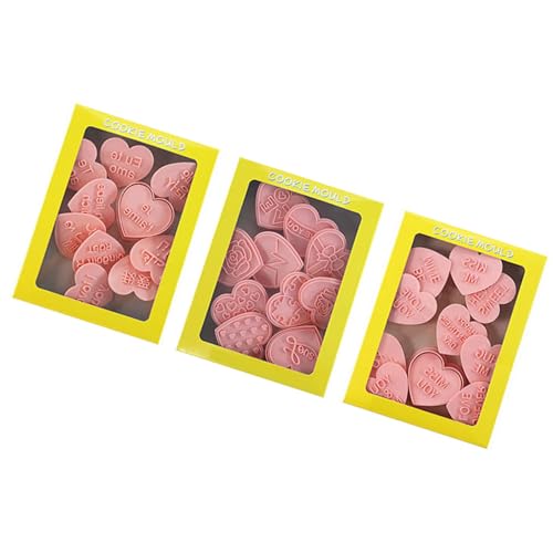 30 Stück herzförmige Plätzchen-Keks-Fondant-Prägestempel für Hochzeit, Party, Kuchendekoration, Backwerkzeug 30 Stück herzförmige Plätzchen-Keks-Fondant-Prägestempel für Hochzeit, Party, Kuchendekoration, Backwerkzeug von FIRSTXIU