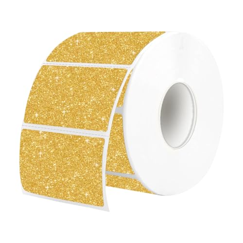 300pcs Glitzerndes Wärmeetikett Für Drucker 1.25x2.25 Zoll Wasserfestes Klebebrikotaufkleber Für Pakete Verpackungsthermischer Aufkleber 300pcs Glitzerndes Wärmeetikett Für Drucker 1.25x2.25 Zoll Wasserfestes Klebebrikotaufkleber Für Pakete Verpackungsthermischer Aufkleber von FIRSTXIU