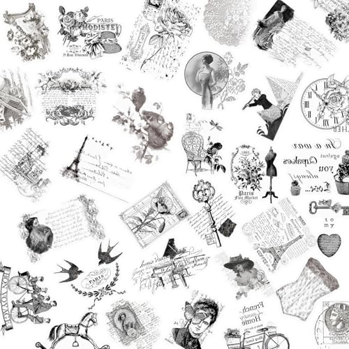 58 Bysets Wasserbeständige Haustier Aufkleber Ästhetischer Aufkleber Für Wasserflaschen Laptop Scrapbooking Journal Skateboard Telefon Haustierblume von FIRSTXIU