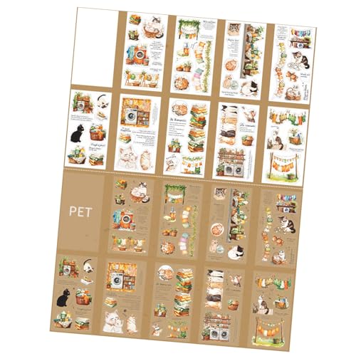 Ästhetischer Aufkleber Klarer Haustier Szenen Scrapbooking Papier Für Journal Notebook Album Telefon Fall Gitarrenlaptop Scrapbook Sticker Ästhetischer Aufkleber Klarer Haustier Szenen Scrapbooking Papier Für Journal Notebook Album Telefon Fall Gitarrenlaptop Scrapbook Sticker von FIRSTXIU