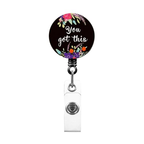 Blumendruckabzeichenhalter Einverrückter Abzeichenhalter Rotieren ABS Mit Metallclip Für Krankenschwester Doctor Student Abs Worker Clip Blumendruckabzeichenhalter Einverrückter Abzeichenhalter Rotieren ABS Mit Metallclip Für Krankenschwester Doctor Student Abs Worker Clip von FIRSTXIU