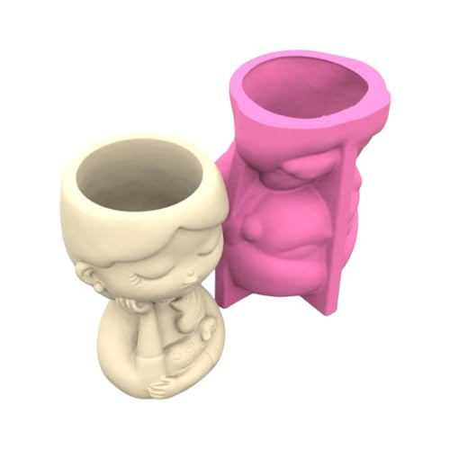 Dekorative Silikonform Für Handgefertigte Pflanzer Zementharz Girl Form Accessoire Blütenblüten Herstellung Form Hoher Temperaturfestem Schimmelpilze Dekorative Silikonform Für Handgefertigte Pflanzer Zementharz Girl Form Accessoire Blütenblüten Herstellung Form Hoher Temperaturfestem Schimmelpilze von FIRSTXIU