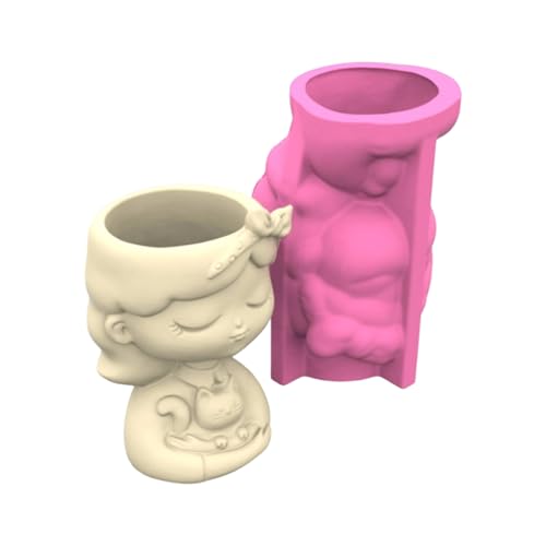 Dekorative Silikonform Für Handgefertigte Pflanzer Zementharz Girl Form Accessoire Blütenblüten Herstellung Form Hoher Temperaturfestem Schimmelpilze Dekorative Silikonform Für Handgefertigte Pflanzer Zementharz Girl Form Accessoire Blütenblüten Herstellung Form Hoher Temperaturfestem Schimmelpilze von FIRSTXIU