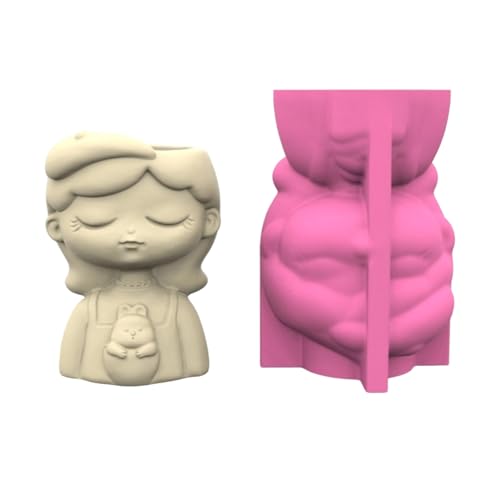 Dekorative Silikonform Für Handgefertigte Pflanzer Zementharz Girl Form Accessoire Blütenblüten Herstellung Form Hoher Temperaturfestem Schimmelpilze Dekorative Silikonform Für Handgefertigte Pflanzer Zementharz Girl Form Accessoire Blütenblüten Herstellung Form Hoher Temperaturfestem Schimmelpilze von FIRSTXIU