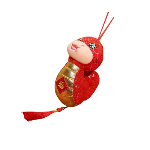 Einzigartige Schlangenjahr Maskottchen Plüsch Orament Traditionelle Kultur Zodiacal Schlange Zauber Gefüllt Pendant Festival Home Dekoration Neujahrdekoration von FIRSTXIU