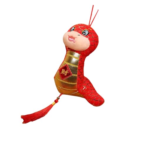 Einzigartige Schlangenjahr Maskottchen Plüsch Orament Traditionelle Kultur Zodiacal Schlange Zauber Gefüllt Pendant Festival Home Dekoration Neujahrdekoration von FIRSTXIU