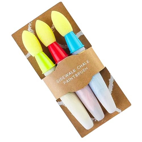 FIRSTXIU 3PCS Sidewalk Chalk Pinsel Pinsel Vorgefüllt Für Bequemen Gebrauch Und Einfache Reinigung Der Kreidefarbe FIRSTXIU 3PCS Sidewalk Chalk Pinsel Pinsel Vorgefüllt Für Bequemen Gebrauch Und Einfache Reinigung Der Kreidefarbe von FIRSTXIU