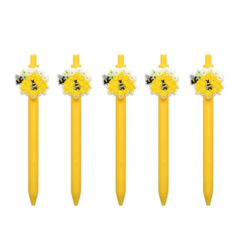 FIRSTXIU 5pcs Retractable Kugelschreiber Bequemer Grip Schwarze Tinten Schnell Trockenes Schreibstift Zum Schreiben Von Journaling Note Take Tool FIRSTXIU 5pcs Retractable Kugelschreiber Bequemer Grip Schwarze Tinten Schnell Trockenes Schreibstift Zum Schreiben Von Journaling Note Take Tool von FIRSTXIU