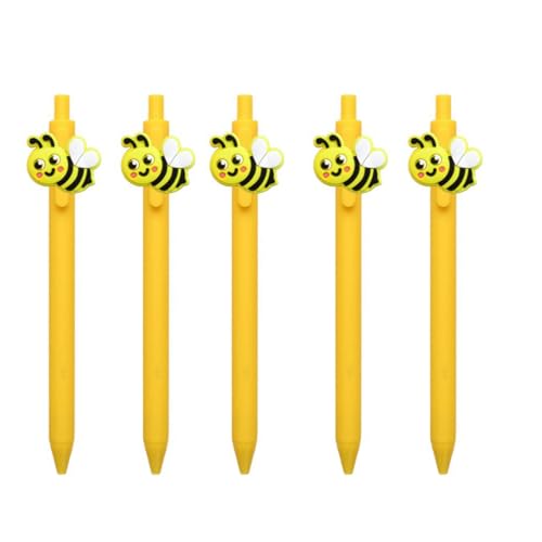 FIRSTXIU 5pcs Retractable Kugelschreiber Bequemer Grip Schwarze Tinten Schnell Trockenes Schreibstift Zum Schreiben Von Journaling Note Take Tool FIRSTXIU 5pcs Retractable Kugelschreiber Bequemer Grip Schwarze Tinten Schnell Trockenes Schreibstift Zum Schreiben Von Journaling Note Take Tool von FIRSTXIU