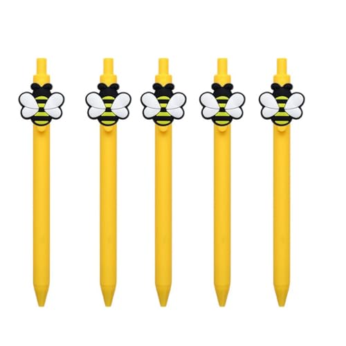 FIRSTXIU 5pcs Retractable Kugelschreiber Bequemer Grip Schwarze Tinten Schnell Trockenes Schreibstift Zum Schreiben Von Journaling Note Take Tool FIRSTXIU 5pcs Retractable Kugelschreiber Bequemer Grip Schwarze Tinten Schnell Trockenes Schreibstift Zum Schreiben Von Journaling Note Take Tool von FIRSTXIU