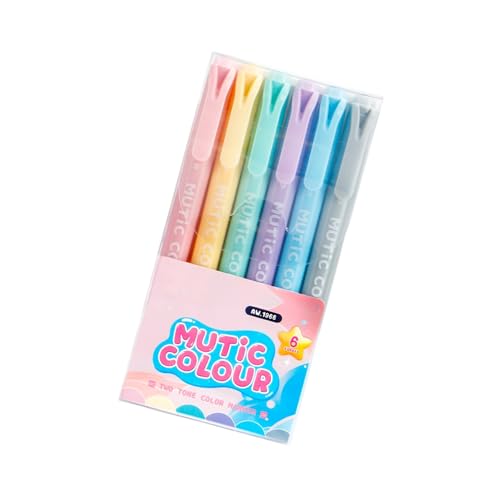 FIRSTXIU Doppelkopf Highlighter Stift Zeichnungsstift Highlighter Marker Set Fluoreszenz FIRSTXIU Doppelkopf Highlighter Stift Zeichnungsstift Highlighter Marker Set Fluoreszenz von FIRSTXIU