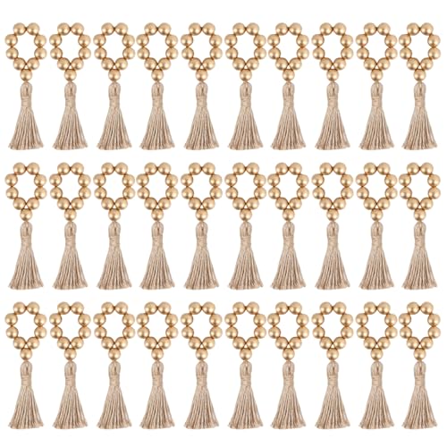 FIRSTXIU Farmhäuser Stile Elastische Funktionelle Quasten Holzperlen Für Themenbezogene Tisch FIRSTXIU Farmhäuser Stile Elastische Funktionelle Quasten Holzperlen Für Themenbezogene Tisch von FIRSTXIU