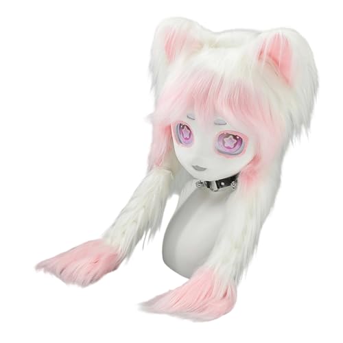 FIRSTXIU Haarreifen, realistischer Tierkopf für Halloween-Rollenspiel-Kostüm mit weichem Kunstfell und belüftetem Design für Anime-Events FIRSTXIU Haarreifen, realistischer Tierkopf für Halloween-Rollenspiel-Kostüm mit weichem Kunstfell und belüftetem Design für Anime-Events von FIRSTXIU