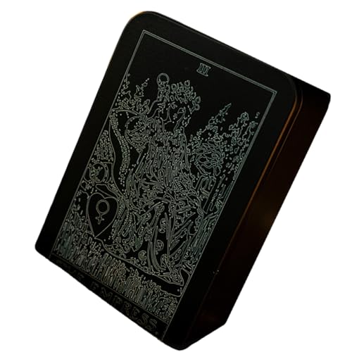 FIRSTXIU White Line Tarot Cards Box Astrolologys Schmuckstücke Eisen Tarot Karten Aufbewahrungskoffer Für Vermögen Erzählen Von Hexendekoration Astrologys Schmuckstücke Spielkarten Aufbewahrung Hülle FIRSTXIU White Line Tarot Cards Box Astrolologys Schmuckstücke Eisen Tarot Karten Aufbewahrungskoffer Für Vermögen Erzählen Von Hexendekoration Astrologys Schmuckstücke Spielkarten Aufbewahrung Hülle von FIRSTXIU