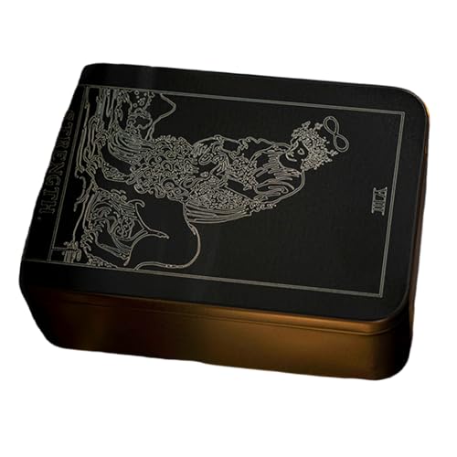 FIRSTXIU White Line Tarot Cards Box Astrolologys Schmuckstücke Eisen Tarot Karten Aufbewahrungskoffer Für Vermögen Erzählen Von Hexendekoration Astrologys Schmuckstücke Spielkarten Aufbewahrung Hülle FIRSTXIU White Line Tarot Cards Box Astrolologys Schmuckstücke Eisen Tarot Karten Aufbewahrungskoffer Für Vermögen Erzählen Von Hexendekoration Astrologys Schmuckstücke Spielkarten Aufbewahrung Hülle von FIRSTXIU