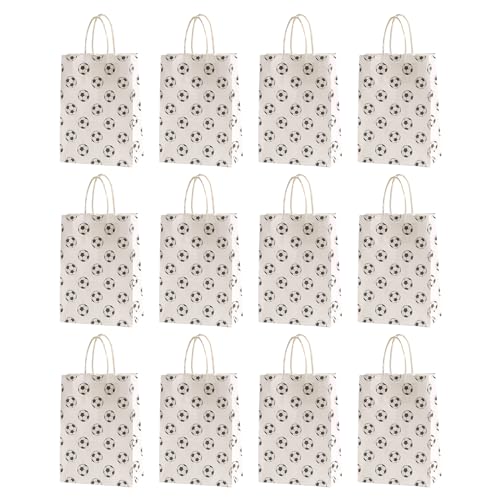 Fußball Goodie Bags Pack Von 12 Themenpartypapier Für Kinder Geburtstage Versammlungen Süßigkeitenbeutel Papiertüten Fußball Goodie Bags Pack Von 12 Themenpartypapier Für Kinder Geburtstage Versammlungen Süßigkeitenbeutel Papiertüten von FIRSTXIU