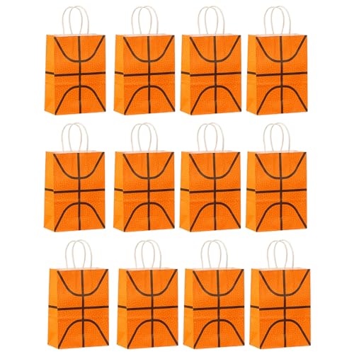 Fußball Goodie Bags Pack Von 12 Themenpartypapier Für Kinder Geburtstage Versammlungen Süßigkeitenbeutel Papiertüten von FIRSTXIU
