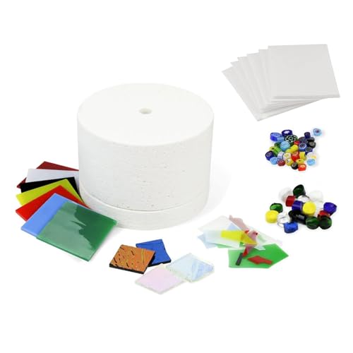 Glasschmuck Handwerks Set Mit Mikrowellenöfen Künstlerischen Workshop Lieferungen Kilns Regalpapier Für Glasverschmelzen Von Ofenschelfpapier Zum Verschmelzen von FIRSTXIU