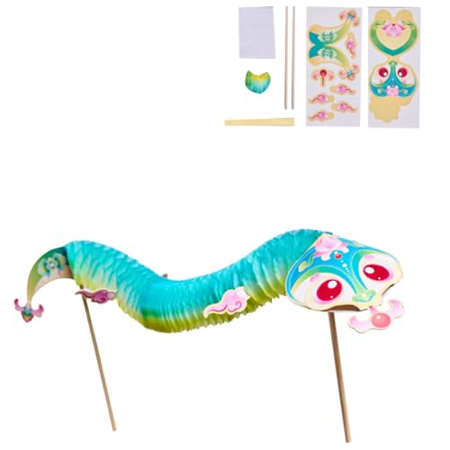 Handgefertigte Chinesische Tanzschlangen Set Fun Fun Paper Schlangenpuppen Versammlung Spielzeugset Für Kid Adult Spring Festival Party Supplies Handaugenkoordination Spielzeug Handgefertigte Chinesische Tanzschlangen Set Fun Fun Paper Schlangenpuppen Versammlung Spielzeugset Für Kid Adult Spring Festival Party Supplies Handaugenkoordination Spielzeug von FIRSTXIU