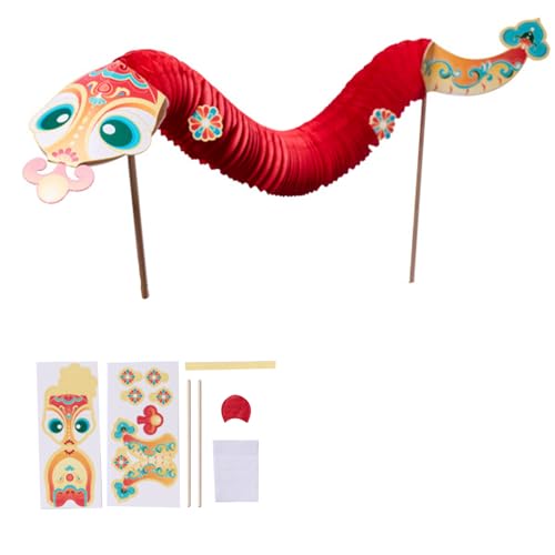 Handgefertigte Chinesische Tanzschlangen Set Fun Fun Paper Schlangenpuppen Versammlung Spielzeugset Für Kid Adult Spring Festival Party Supplies Handaugenkoordination Spielzeug Handgefertigte Chinesische Tanzschlangen Set Fun Fun Paper Schlangenpuppen Versammlung Spielzeugset Für Kid Adult Spring Festival Party Supplies Handaugenkoordination Spielzeug von FIRSTXIU
